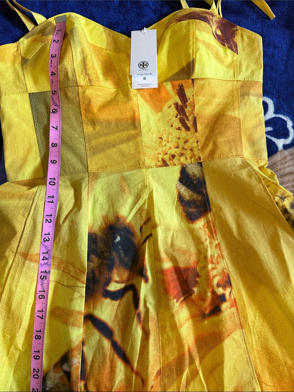 Tory Burch POPLIN SUNDRESS SIZE 8 ๐ - Picture 8 of 13